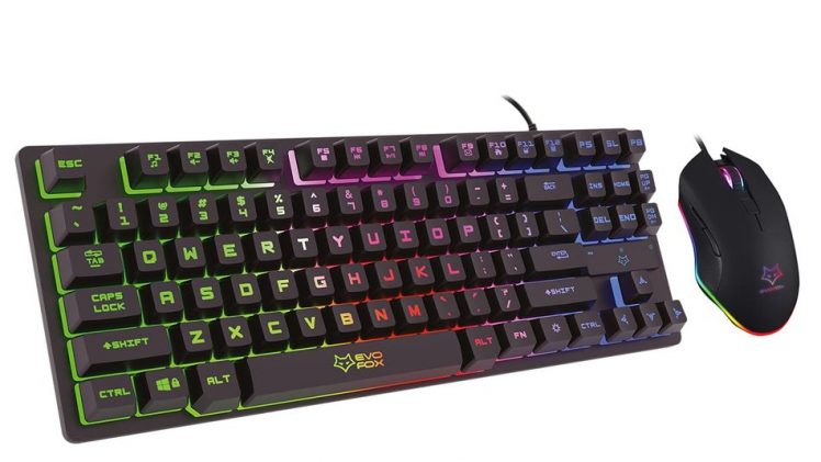 EvoFox X-Team Fireblade TKL Gaming Keyboard Combo
