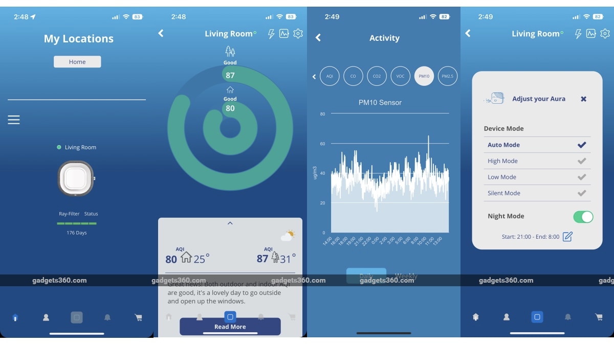 aura air purifier review app Aura Air Purifier