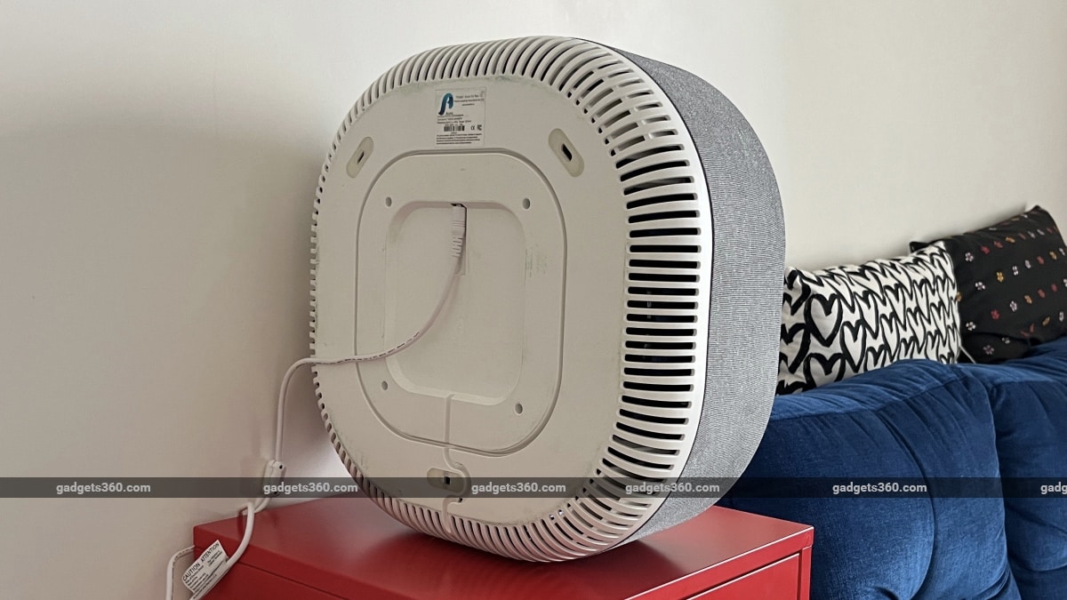 aura air purifier review back Aura Air Purifier